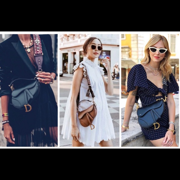 Christian Dior ICONIC Saddle Bag Crossbody - Picture 10 of 11